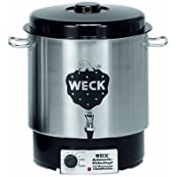 Weck WAT 24A - Esterilizador para conservas (1800 W- con grifo- sin temporizador- esmaltado- 230 V)